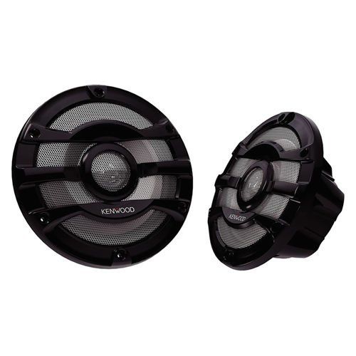 Kenwood KFC-2053MRB Marine 300 Watt 8" 2-Way Boat Audio Speakers Black Pair