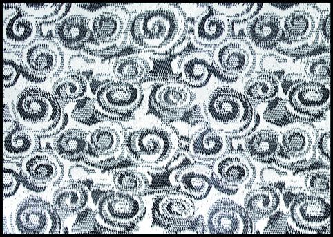 Camco 42843 Outdoor Mat  8' x 16'  -  Swirl, Charcoal/White  Bilingual