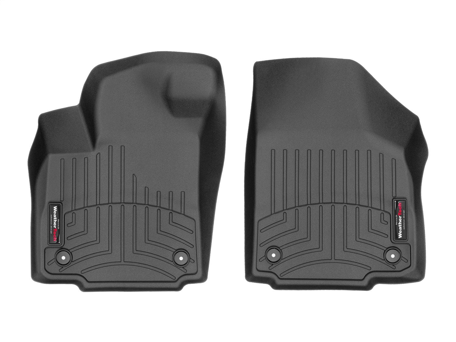 Weathertech® • 4410541V • FloorLiner • Molded Floor Liners • Black • First Row • Ford F-250 Super Duty 17-22