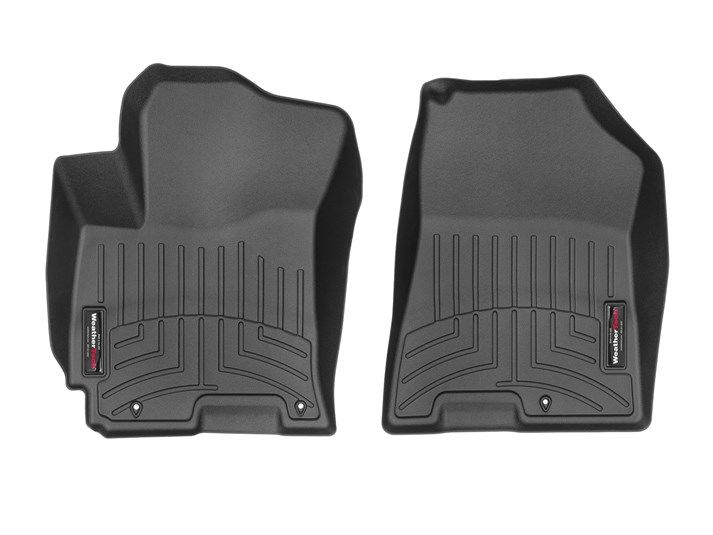 Weathertech® • 4415991 • FloorLiner • Molded Floor Liners • Black • First Row • Hyundai Venue 20-22