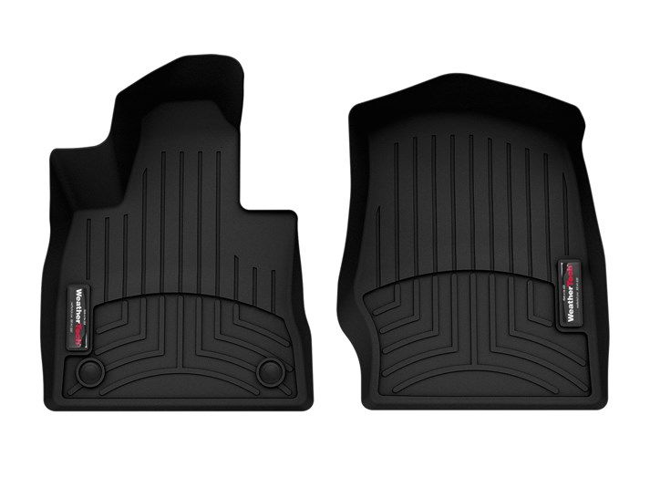 Weathertech® • 4417161 • FloorLiner • Molded Floor Liners • Black • Front • Ford Explorer / Explorer ST (No retention clips) 21-24