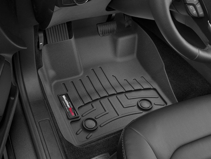 Weathertech® • 4418141 • FloorLiner • Molded Floor Liners • Black • Front • Subaru Crosstrek / Impreza 24