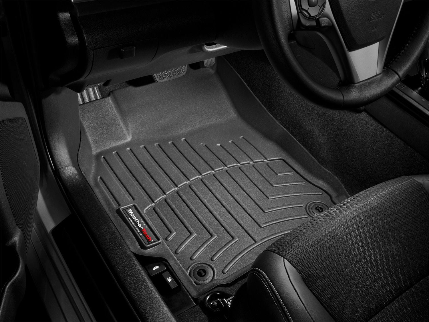 Weathertech® • 445751 • FloorLiner • Molded Floor Liners • Black • First Row