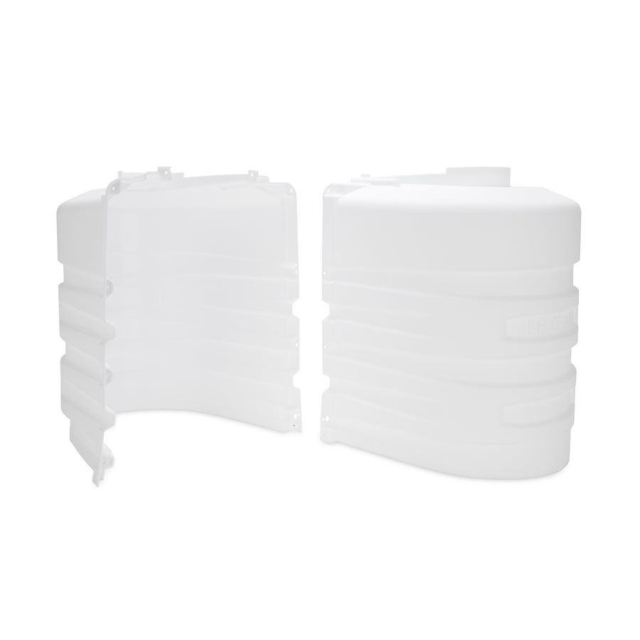 Camco 50503 - Double RV Propane Tank Cover, 20 lb, White