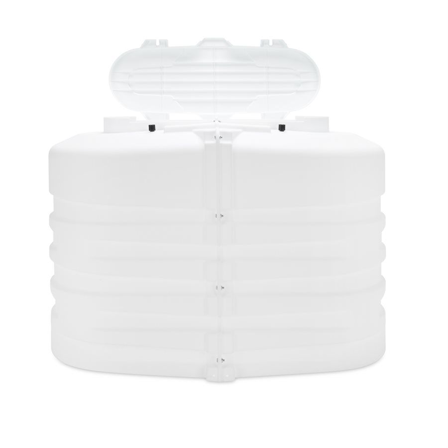 Camco 50503 - Double RV Propane Tank Cover, 20 lb, White