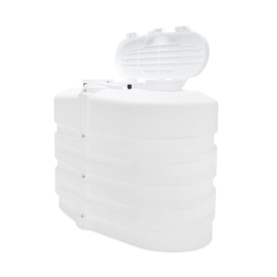 Camco 50503 - Double RV Propane Tank Cover, 20 lb, White