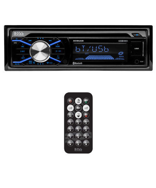 Boss 508UAB - Single-DIN, CD/MP3 Player Bluetooth