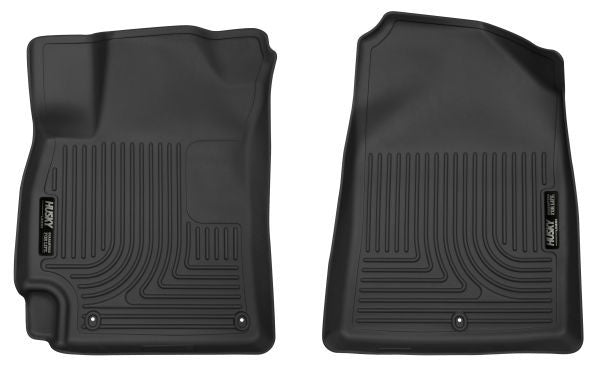 Husky Liners® • 52191 • X-Act Contour • Floor Liners • Black • Front • Hyundai Elantra 2017-2020