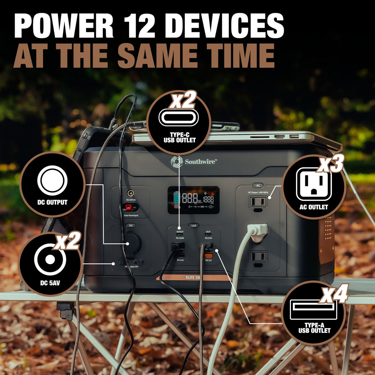 Southwire 53253 - Elite 1100 Series™ Portable Power Station