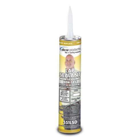 Dicor 551LSW-1 - Non-Sag Lap Sealant White (Case of 12 x10.3 oz)