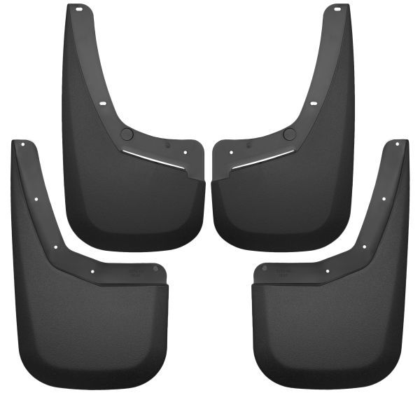 Husky Liners® • 56796 • Mud Guards • Black • Rear • Chevrolet Silverado 2007-2014