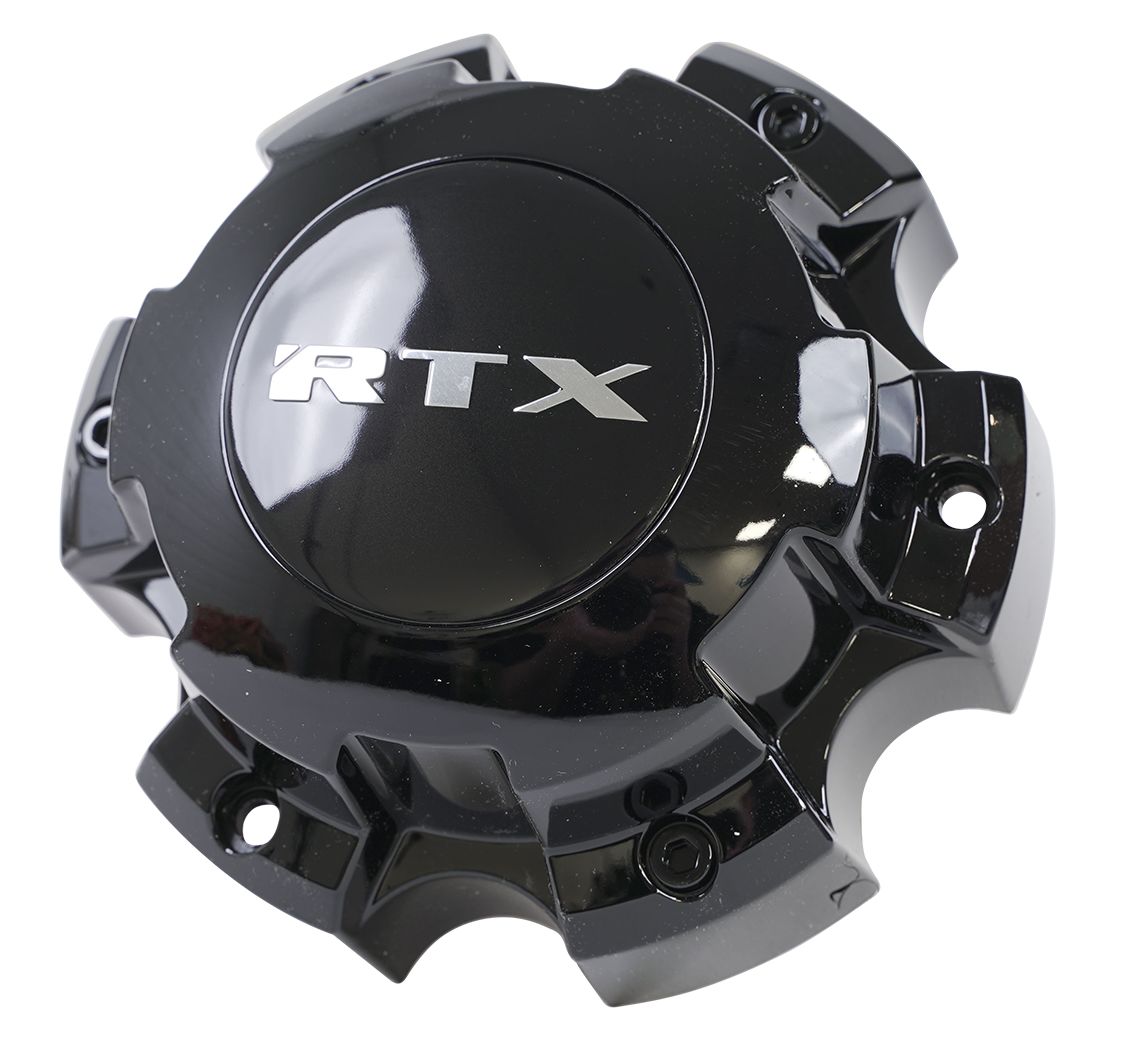 RTX 5905L112BBRT - Center Cap Gloss Black & LOGO with RTX Offroad Chrome