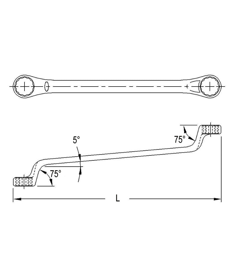 Genius 741011 - 10 x 11 mm Box End Wrench