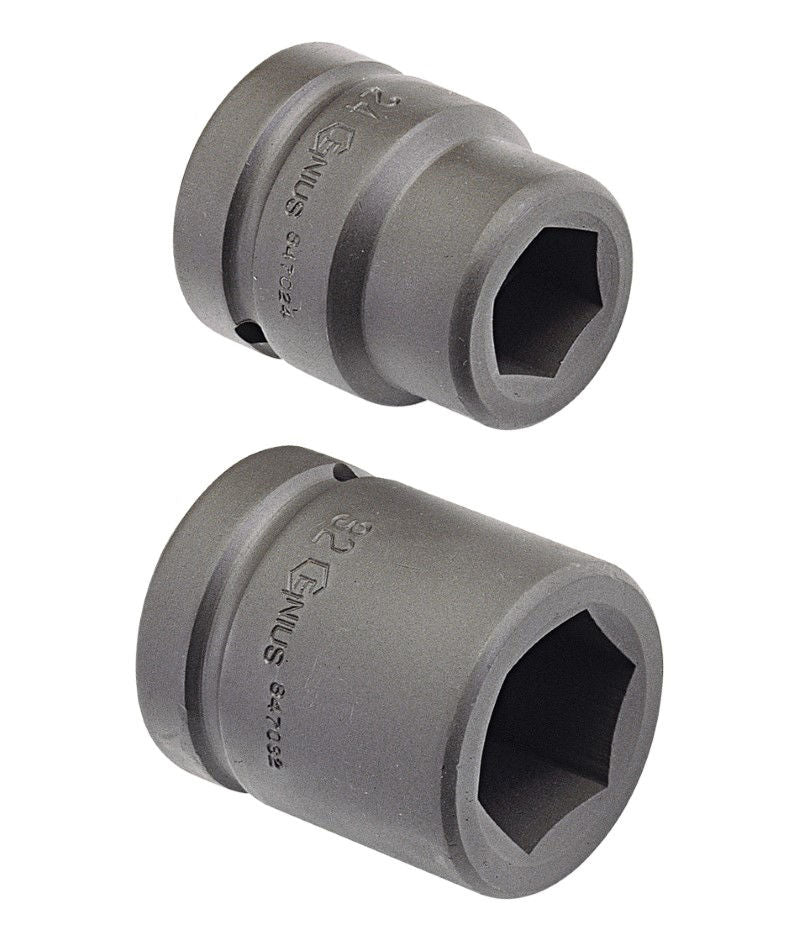 Genius 847030 - Impact Socket 30 mm, 1" Drive 6 pt