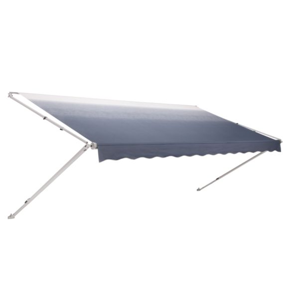 Dometic Corp 848NT19.40TB - 8500 Patio Awning, Azure, 19', White Weathershield/ White End Cap