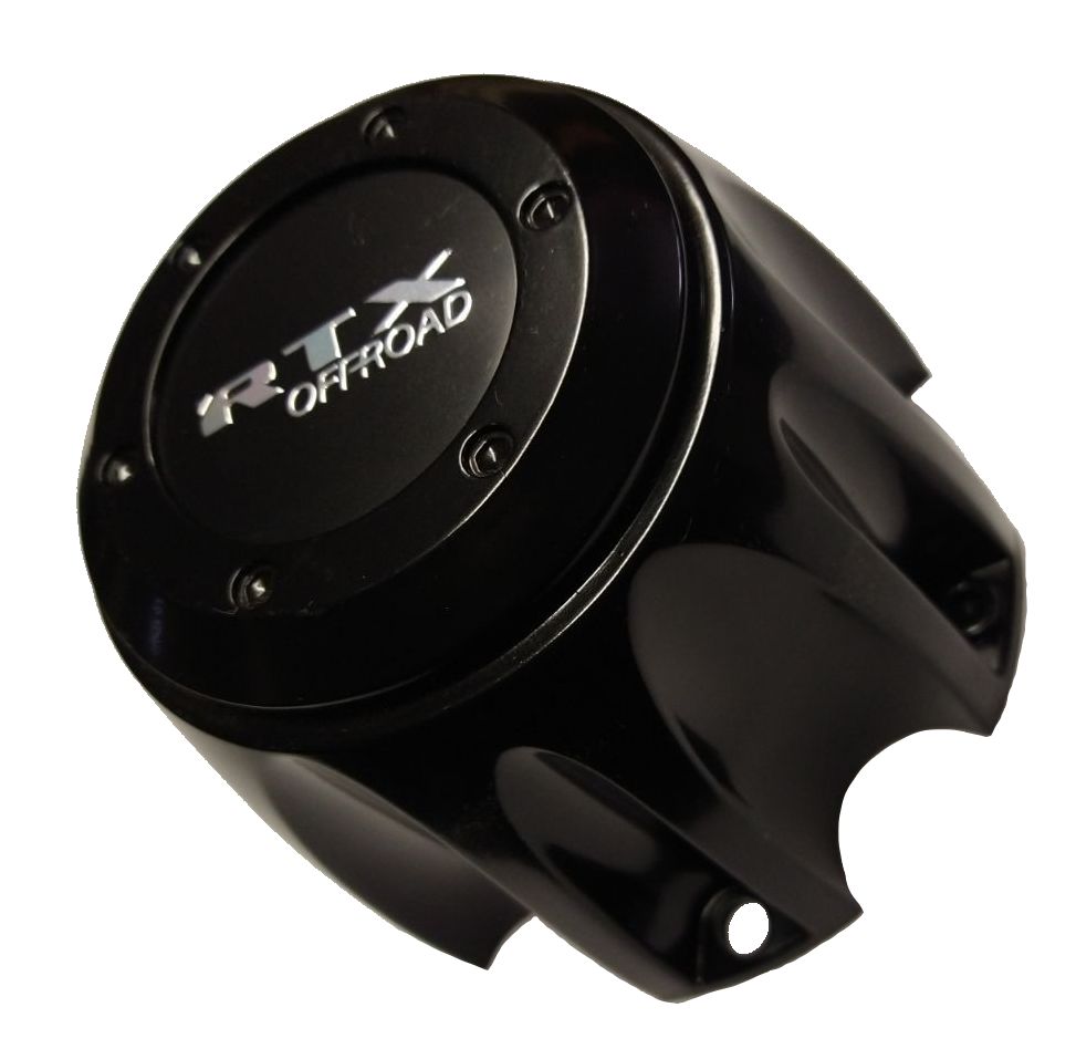 8506L114BB - Center Cap Satin BLK RTXoffroad Chrome Blk Background (3) M6x15