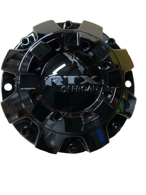 9134L175AB1 - Center Cap Black RTX Chrome & Embossed Black Offroad