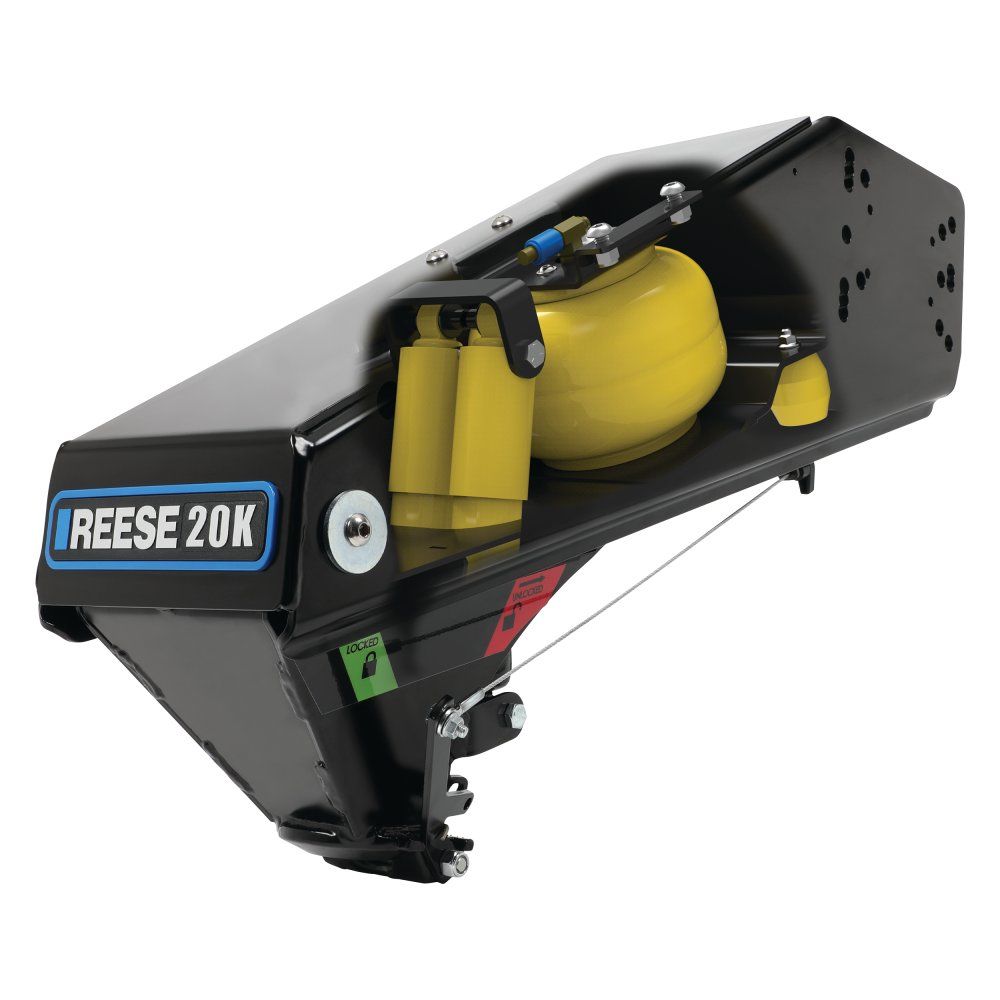 Reese 94920 - Goose Box 5th-Wheel-To-Gooseneck Air Ride Coupler Adapter 20,000 lbs. Capacity, Fits Lippert (1621, 1716, 0719, Rhino), Fabex PB 600 Series