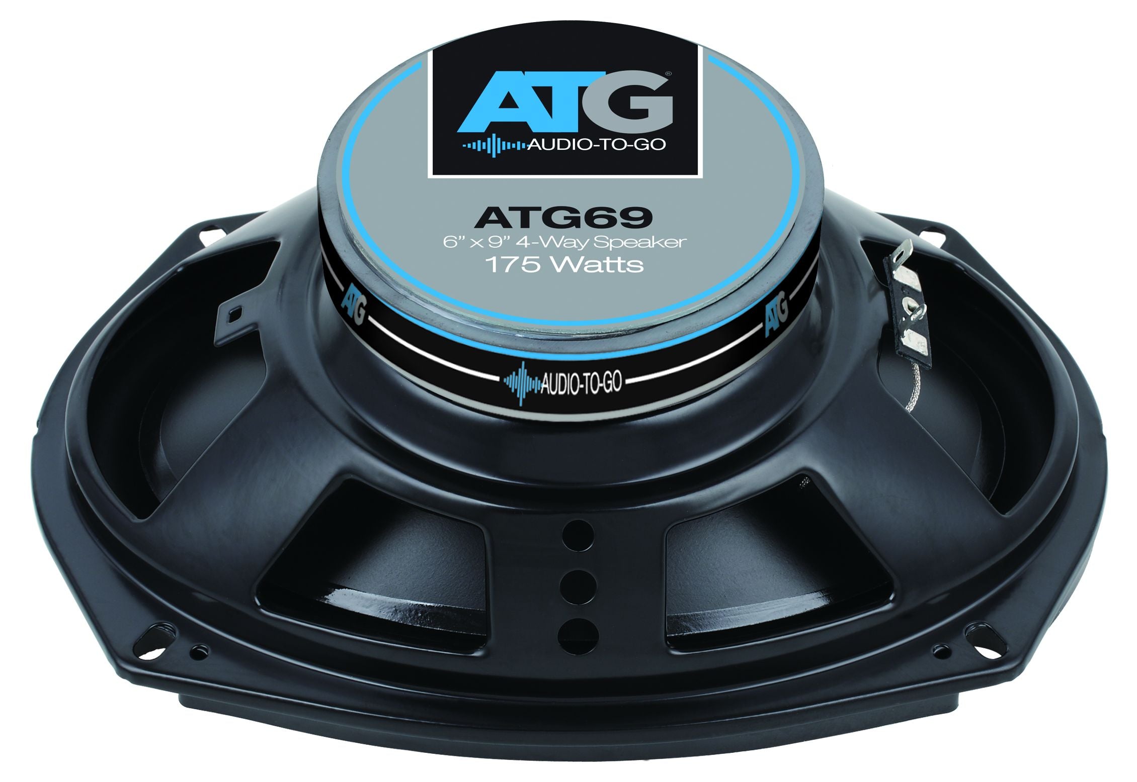 ATG ATG69 - ATG Audio 6X9 3-Way Coaxial Speakers w/ Grill