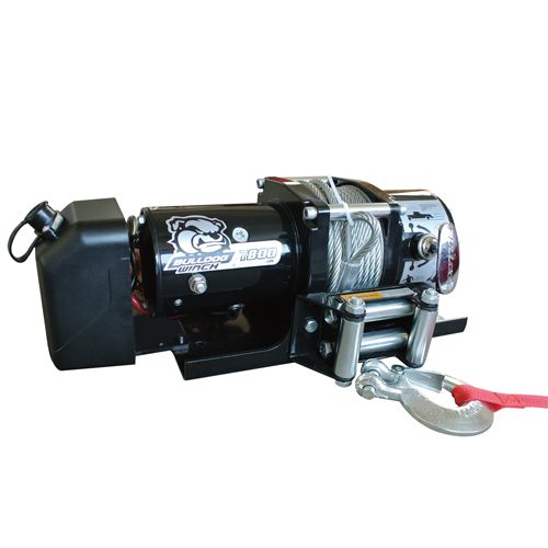 Bulldog Winch BUL10031 - Trailer Winch - Wire Rope - Roller Fairlead - 7800 lbs