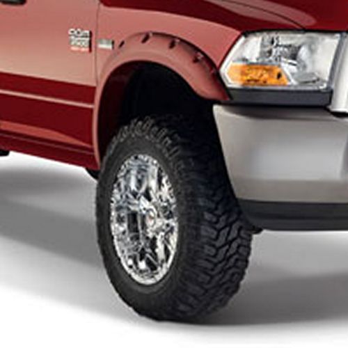 Bushwacker® • 50915-02 • Pocket Style • Black Fender Flares • Ram 1500 09-18 / 1500 Classic 19-23