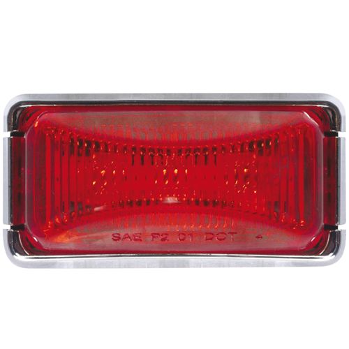 LED MARKER LIGHT MINI CHROME, RED