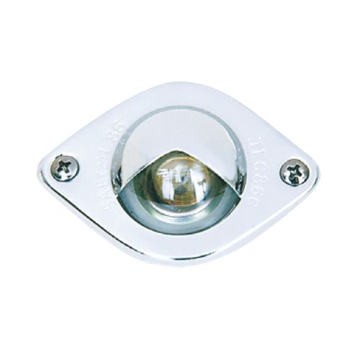 LICENSE LIGHT, TRIPLE CHROME PLATED