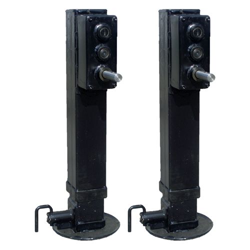 RAM TJD2SPSET-50100 - (2) Black 50K Capacity Weld On Jack Stands