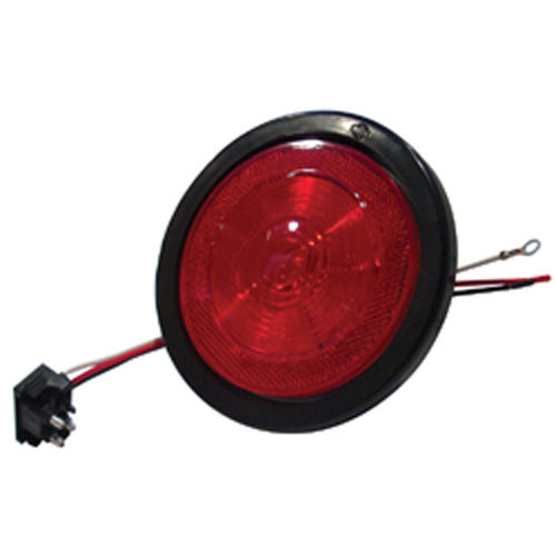 Uni-Bond KTR5400R - 4" Round Tail Light Red Sealed