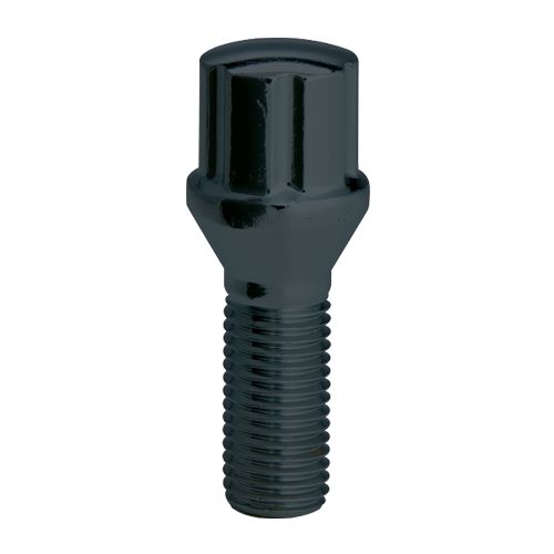 Westcoast W2725CBB - (1) 6 Spline Cone Seat Bolt 27mm 14x1.25 17/19mm Hex Black