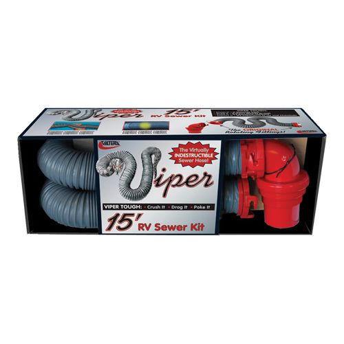 VIPER 15' SEWER HOSE KIT