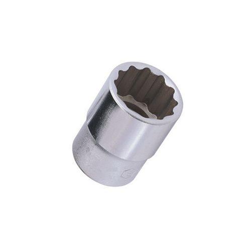 Genius 333215 - Chrome Socket 15 mm Metric 3/8" Drive 12 pt