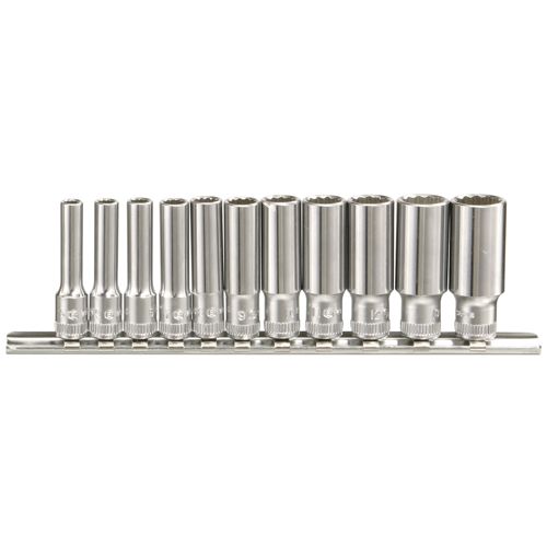 11PC SET 1/4"DR METRIC SOCKET