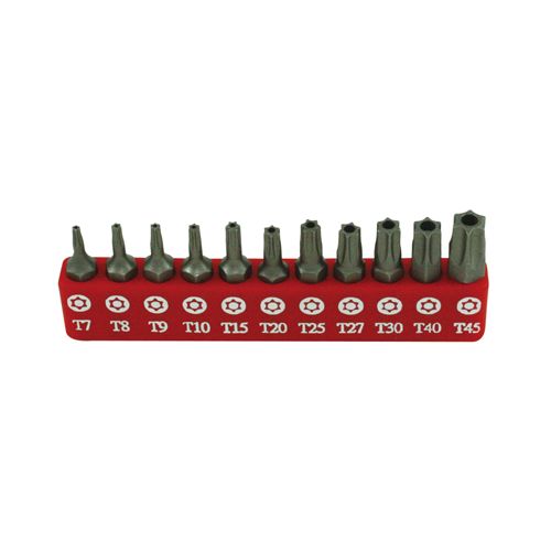 Genius SB-811TP - 11 Piece Tamperproof Star Screwdriver Bit Set