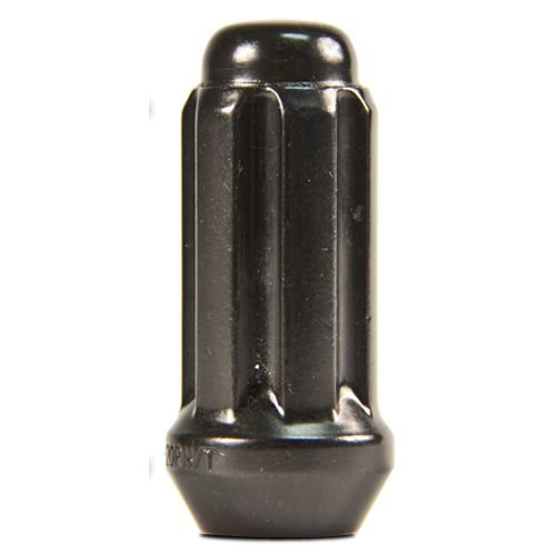 RTX TN0308B-300 - (300) Black 6 Spline Cone Seat Duplex Nuts 14x1.5 51mm 21/22mm Hex