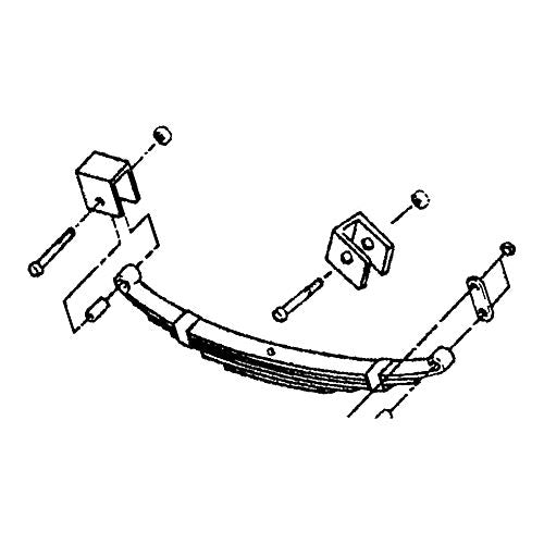 SINGLE SUSPENSION KIT 1 3/4