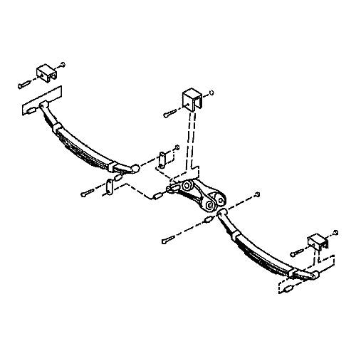 TANDEM SUSPENSION KIT 1 3/4