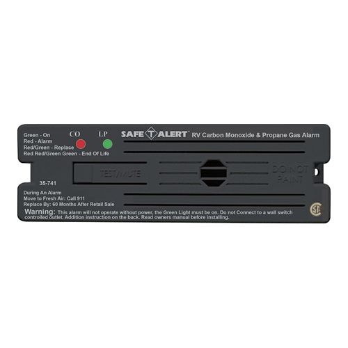 LP GAS/CO DETECTOR SURF BLACK