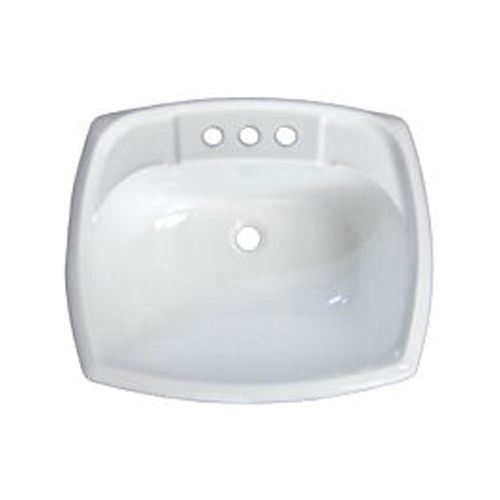 RECTANGULAR SINK 12X15 WHITE