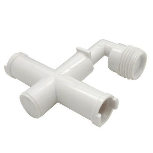 Dura Faucet DF-RK910-WT - Dura RV Exterior Shower Diverter Tee Replacement - White