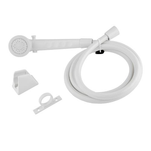 Dura Faucet DF-SA130-WT - Dura RV Shower Head & Hose - White