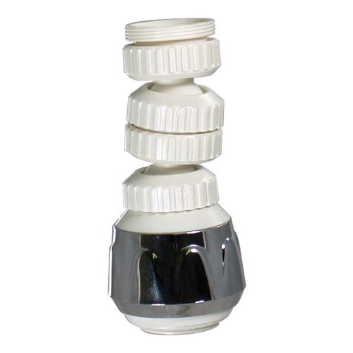 SWIVEL AERATOR CHR/WHT