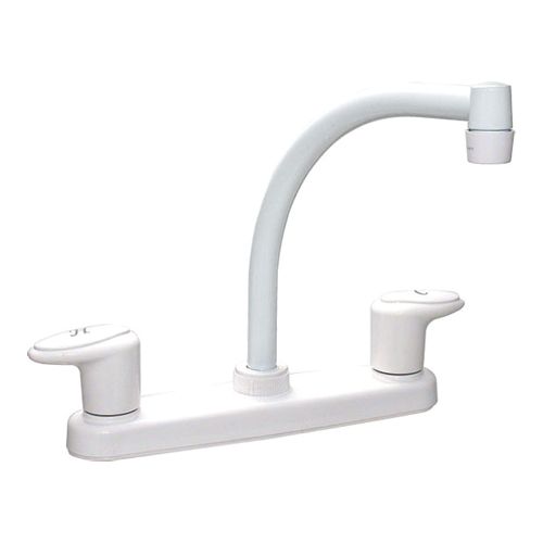 KITCHEN FAUCET HI-ARC 8"WHT