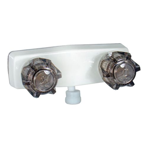 SHOWER VALVE WITH VAC BRKR WHT