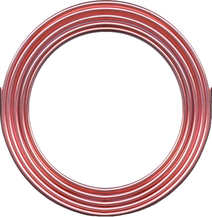 COPPER TUBING TYPE G 1/2" X 50' (ASTMB837)