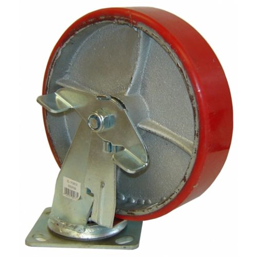 Swivel Polyurethane Caster With Brake 5" X 2" 1200 Lbs