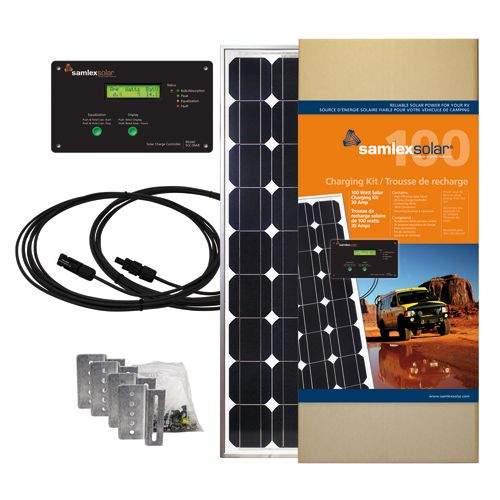 100W SOLAR CHARGING KIT