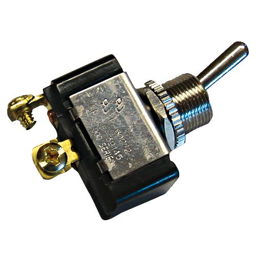 OFF-MOMON CHROME TOGGLE SWITCH 12V 2 SCREWS