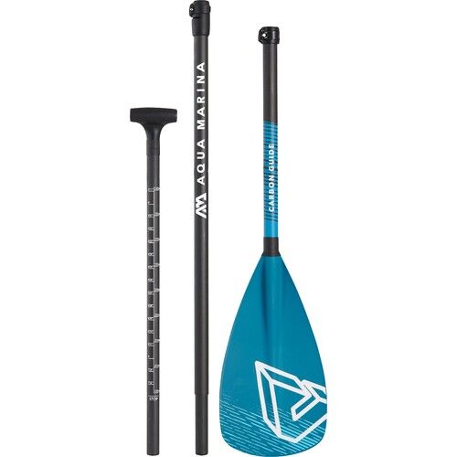 Aquamarina B0303014 - Carbon Guide, Carbon/ Fiberglass iSup Paddle (3 pcs)