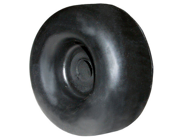 ROUND RUBBER BUMPER - 2-1/2 DIAMETER X 1" HIGH - BLACK